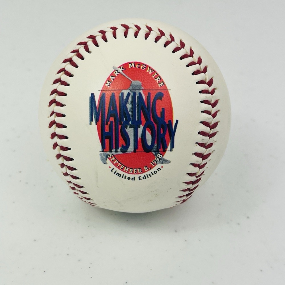 Mark McGwire Collector Baseball Making History Sep 8 1998 Home Run 62 Ball MLB - Picture 8 of 8